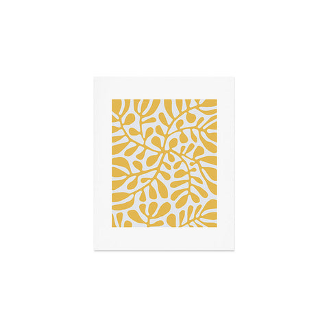 Little Dean Yellow crawler pattern Art Print