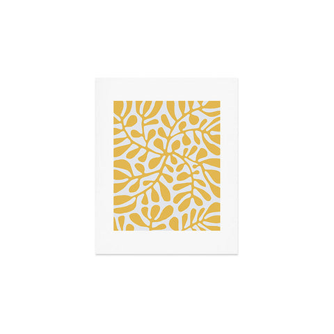 Little Dean Yellow crawler pattern Art Print