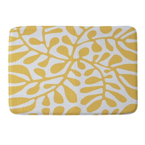 Little Dean Yellow crawler pattern Memory Foam Bath Mat