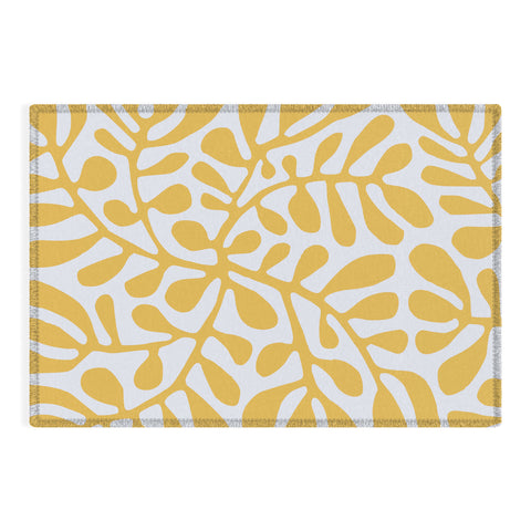 Little Dean Yellow crawler pattern Outdoor Rug