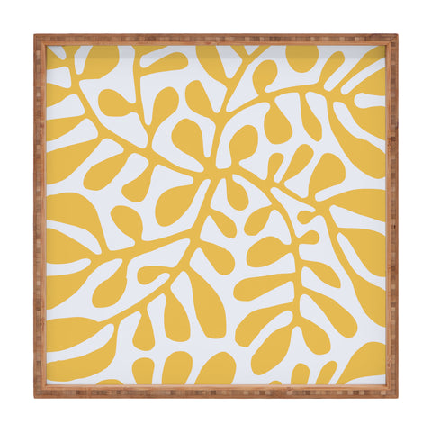Little Dean Yellow crawler pattern Square Tray