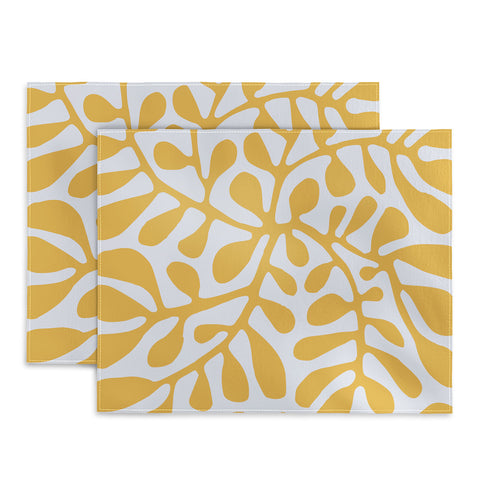 Little Dean Yellow crawler pattern Placemat