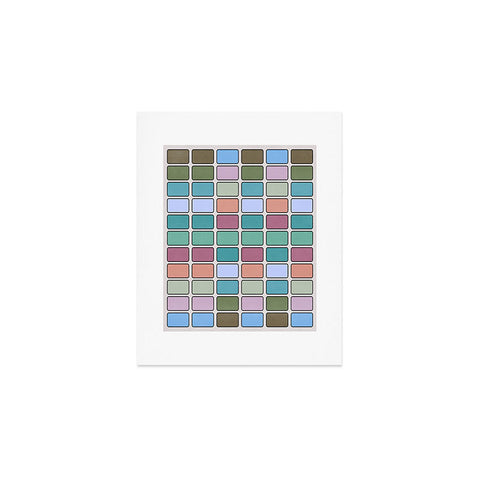 Lola Terracota 80s arcade motherboard pattern Art Print