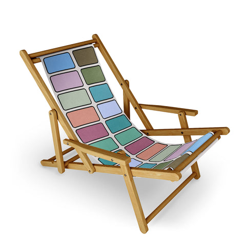 Lola Terracota 80s arcade motherboard pattern Sling Chair