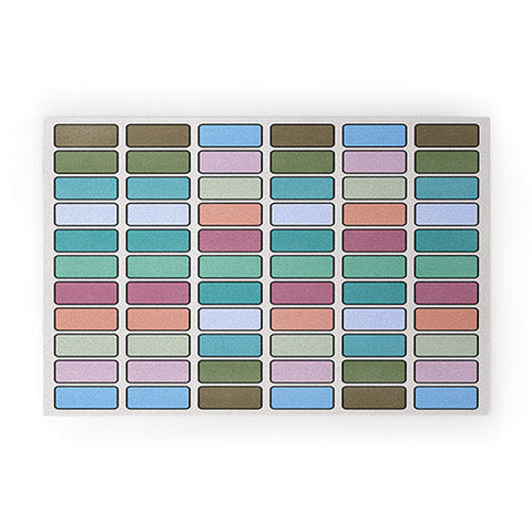 Lola Terracota 80s arcade motherboard pattern Welcome Mat