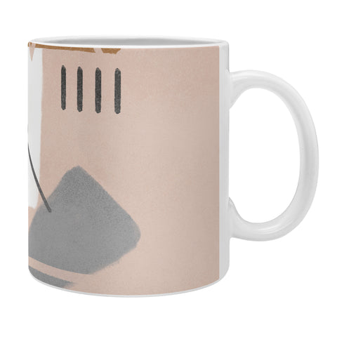 Lola Terracota Abstract 124 Coffee Mug