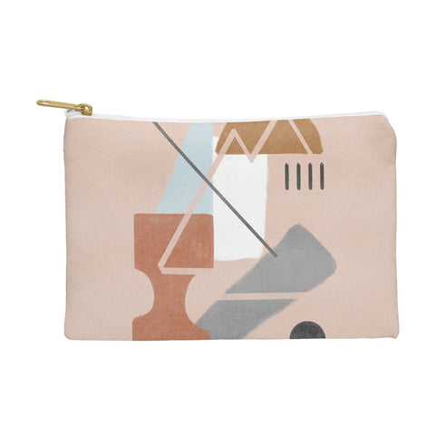 Lola Terracota Abstract 124 Pouch