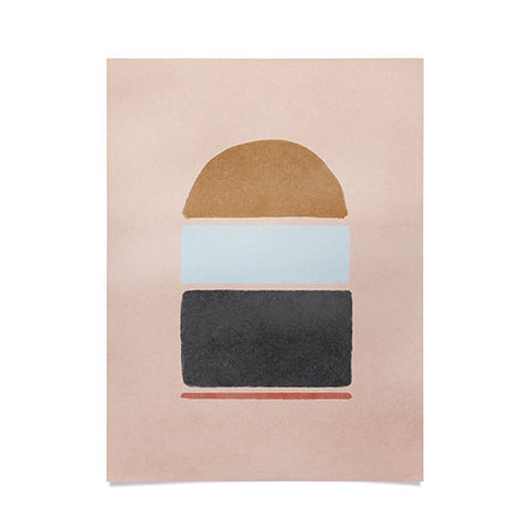 Lola Terracota Abstract interaction 123 Poster