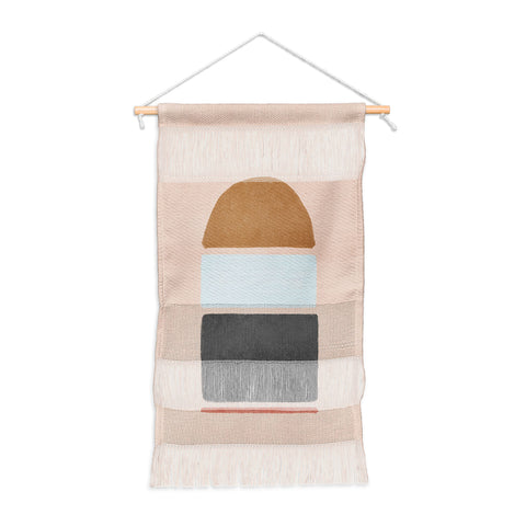 Lola Terracota Abstract interaction 123 Wall Hanging Portrait