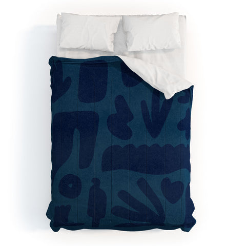 Lola Terracota Blue and powerful design Comforter