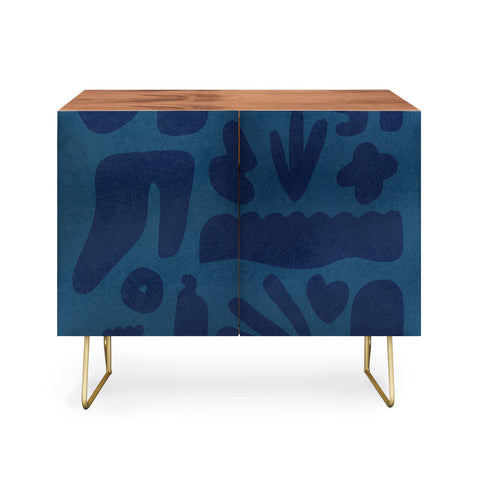 Lola Terracota Blue and powerful design Credenza