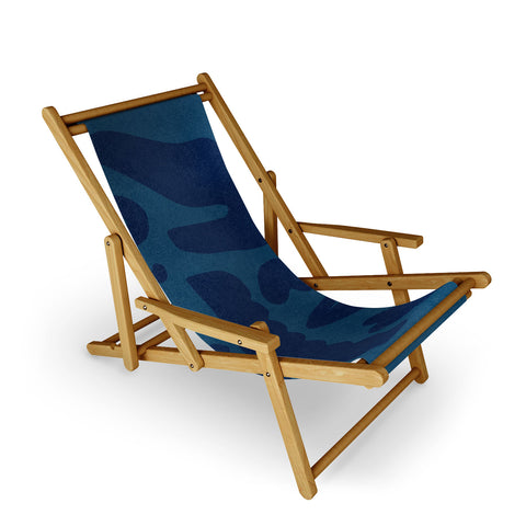 Lola Terracota Blue and powerful design Sling Chair