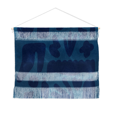 Lola Terracota Blue and powerful design Wall Hanging Landscape
