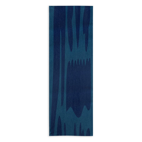 Lola Terracota Blue and powerful design Yoga Towel
