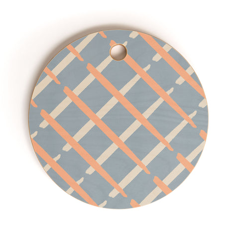 Lola Terracota Classic line pattern 444 Cutting Board Round