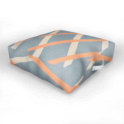 Lola Terracota Classic line pattern 444 Outdoor Floor Cushion