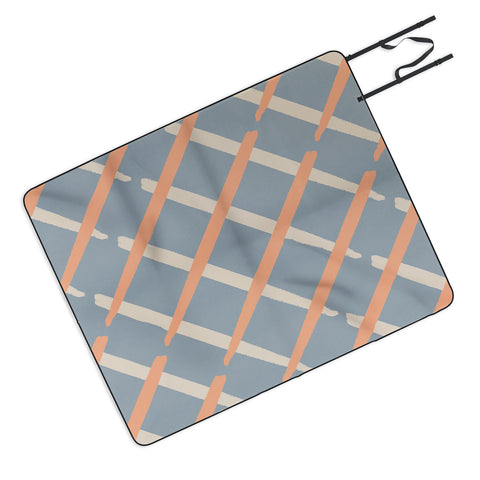 Lola Terracota Classic line pattern 444 Picnic Blanket