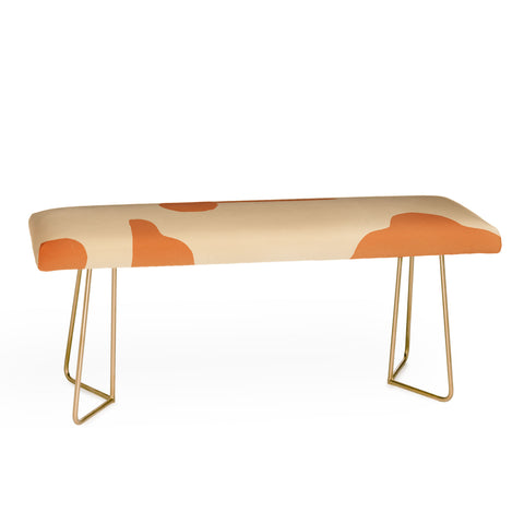 Lola Terracota Clouds and lollipops earth tones Bench