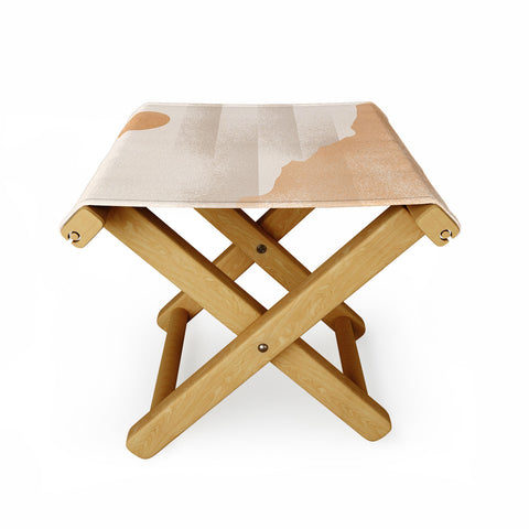 Lola Terracota Minimal sunset in earth tones Folding Stool