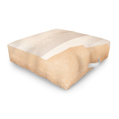 Lola Terracota Minimal sunset in earth tones Outdoor Floor Cushion