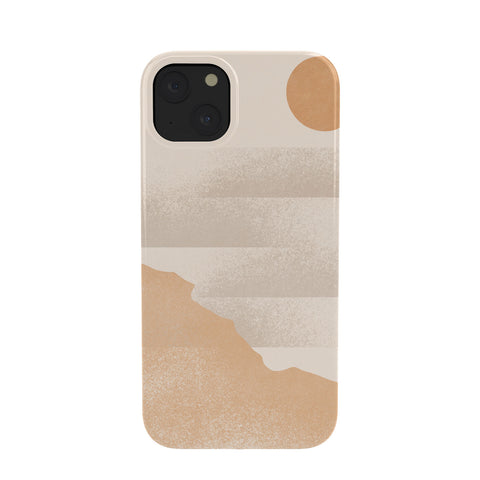 Lola Terracota Minimal sunset in earth tones Phone Case