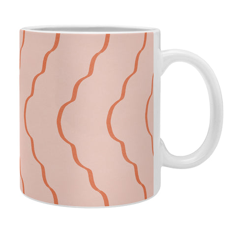 Lola Terracota Minimal waves 541 Coffee Mug