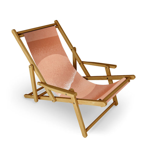 Lola Terracota Minimalistic terracotta grainy Sling Chair