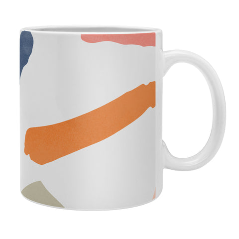 Lola Terracota Mix of color shapes happy Coffee Mug