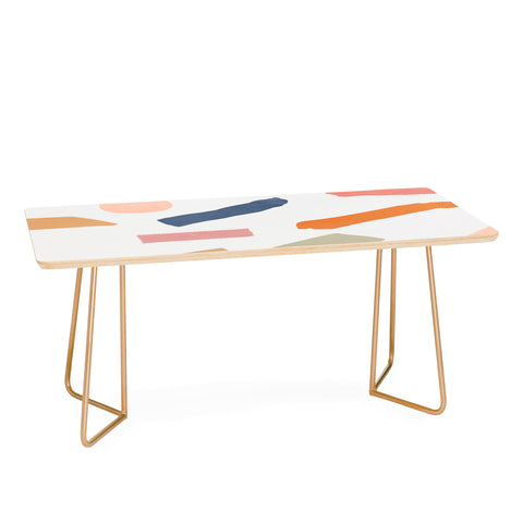 Lola Terracota Mix of color shapes happy Coffee Table
