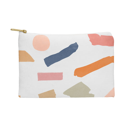 Lola Terracota Mix of color shapes happy Pouch