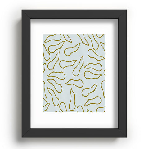 Lola Terracota Moving shapes on a soft colors background 436 Recessed Framing Rectangle