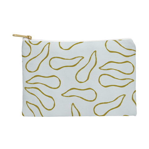 Lola Terracota Moving shapes on a soft colors background 436 Pouch