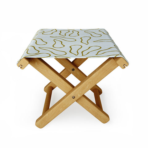 Lola Terracota Moving shapes on a soft colors background 436 Folding Stool
