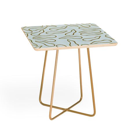 Lola Terracota Moving shapes on a soft colors background 436 Side Table