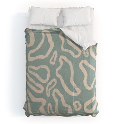 Lola Terracota Organical shapes 443 Comforter