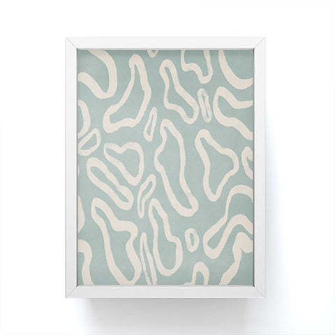 Lola Terracota Organical shapes 443 Framed Mini Art Print