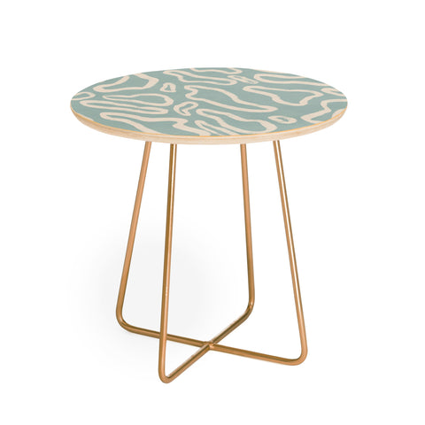 Lola Terracota Organical shapes 443 Round Side Table