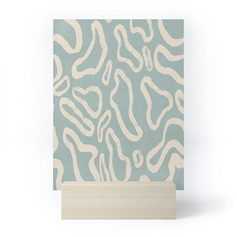 Lola Terracota Organical shapes 443 Mini Art Print