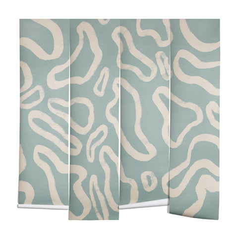 Lola Terracota Organical shapes 443 Wall Mural