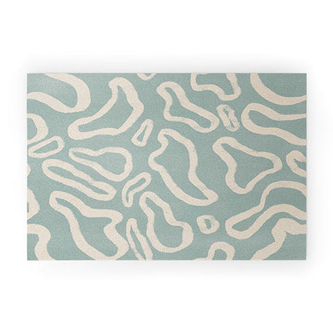 Lola Terracota Organical shapes 443 Welcome Mat