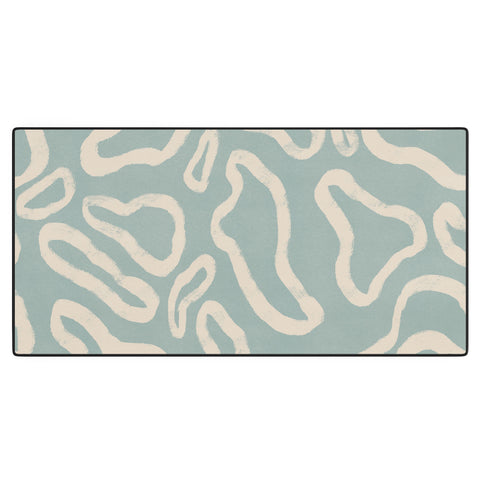 Lola Terracota Organical shapes 443 Desk Mat