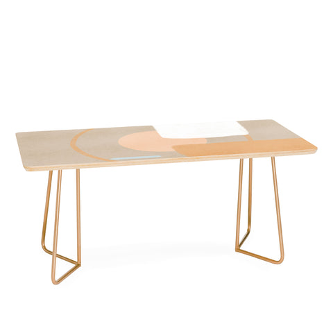 Lola Terracota Simple shapes boho minimalist Coffee Table