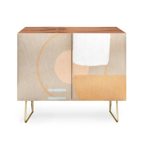 Lola Terracota Simple shapes boho minimalist Credenza