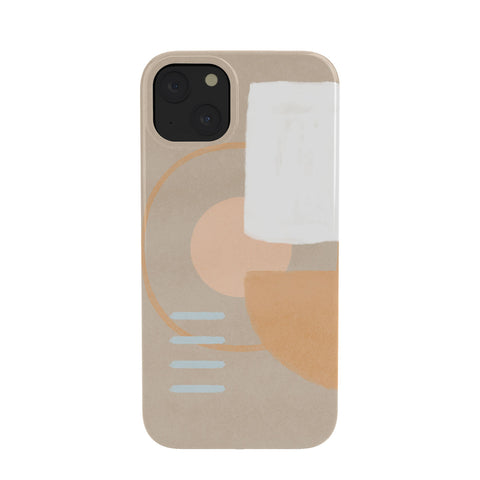 Lola Terracota Simple shapes boho minimalist Phone Case
