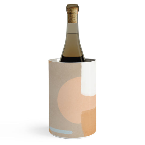 Lola Terracota Simple shapes boho minimalist Wine Chiller