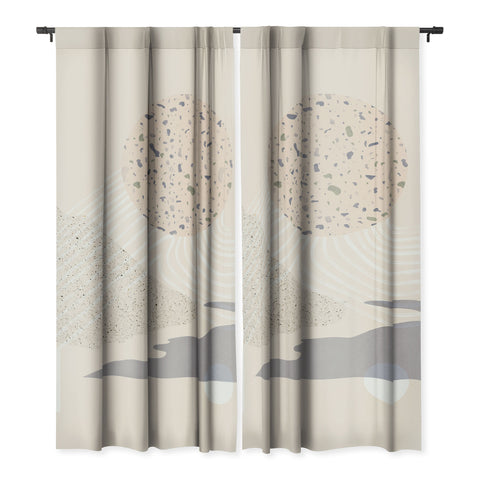 Lola Terracota Soft landscape Blackout Non Repeat