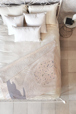 Lola Terracota Soft landscape Fleece Throw Blanket