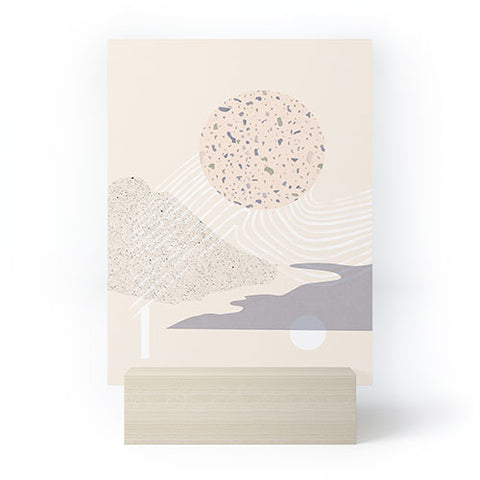 Lola Terracota Soft landscape Mini Art Print