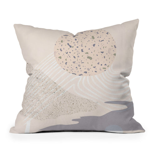 Lola Terracota Soft landscape Throw Pillow