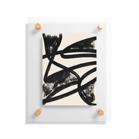 Lola Terracota That was a cow Abstraction Floating Acrylic Print